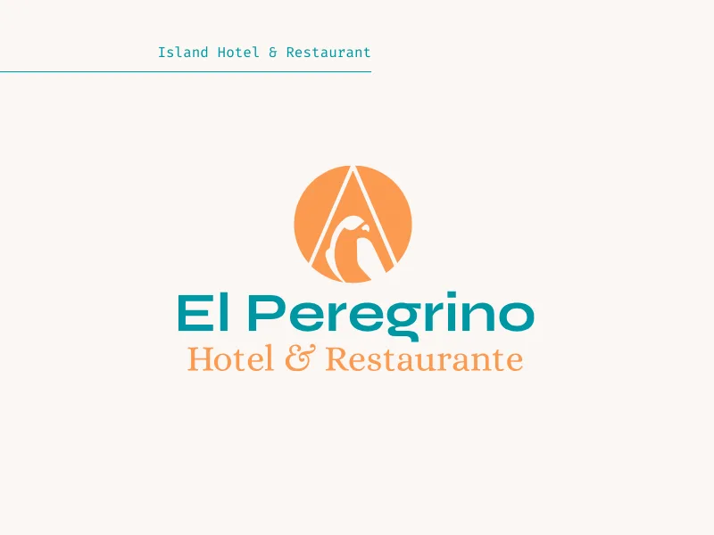 El Peregrino logo, Island hotel and restaurant
